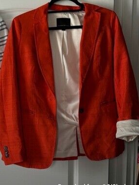 Banana Republic Women's Red Blazer Jacket